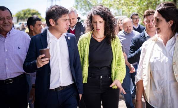 Kicillof recorrió obras y cuestionó a Milei por la paralización de centros de primera infancia