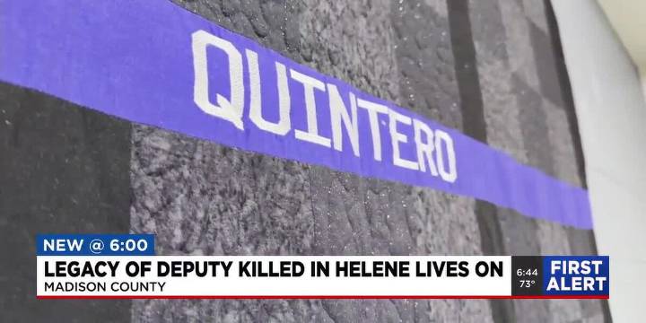Legacy of deputy killed in Helene lives on in western NC