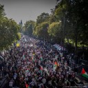 Cientos de miles se sumaron a marcha propalestina en Londres hoy sábado