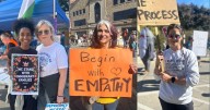 'No Kings, No Hate’: Thousands pack Cathedral Square calling for equality and democracy
