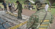 Colombia inició la destrucción de 14 toneladas de material de guerra de las disidencias de las FARC