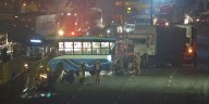 Triple choque entre tráileres y un bus de “El Chino” en Puente Nuevo causa cierre parcial de la Vía de Evitamiento