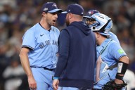 John Schneider explains hilarious mound conversation with Toronto Blue Jays pitcher Scherzer