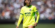 Trinity Rodman exits Washington Spirit game with a leg injury