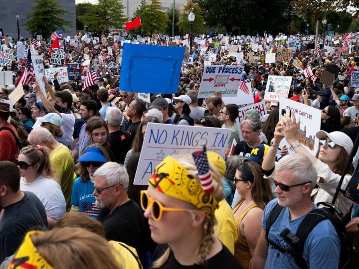 Montrealers joined protesters against Trump administration