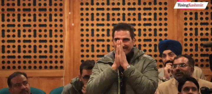 Cinema meets legislature: Mukesh Rishi makes rare appearance in J&K’s Legislative Assembly