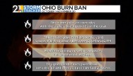 Ohio's burn ban goes into effect Wednesday