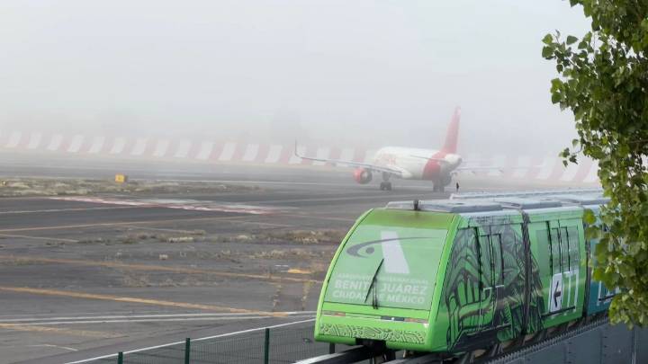 Banco de niebla provoca retrasos en vuelos en el AICM