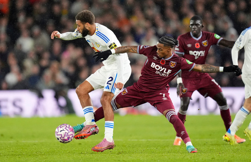 Aaronson anota temprano y Leeds supera 2-1 a West Ham en la Premier