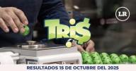Resultados del Tris de hoy 15 de octubre del 2025. Ve aquí los números ganadores