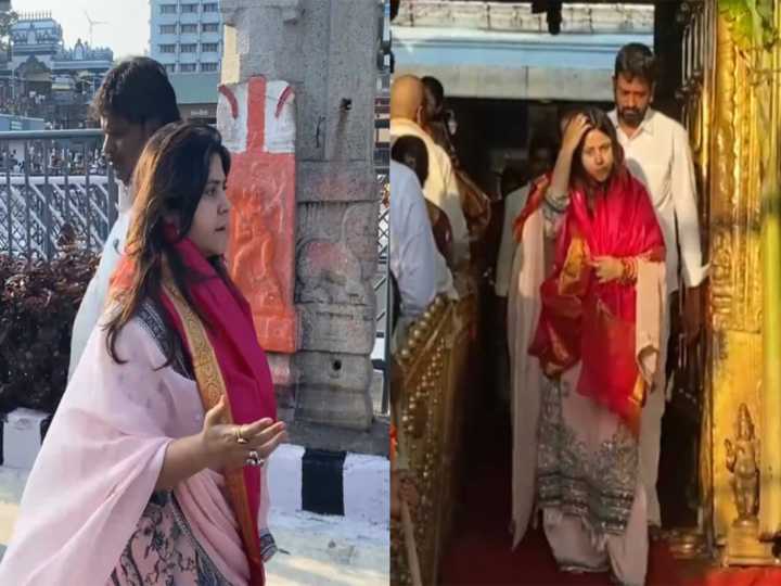 Ektaa Kapoor visits Tirumala temple