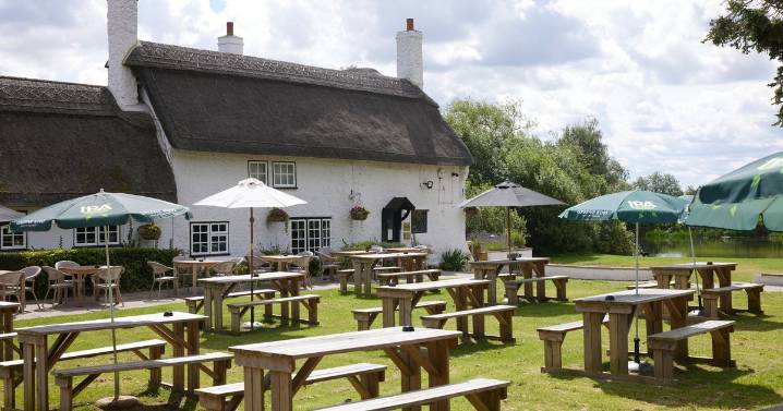 Haunted Cambridgeshire pub with gravestone in the floor marking a historic tragedy