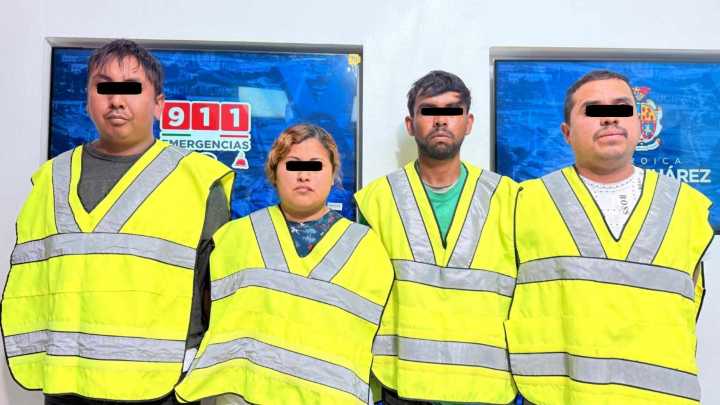 Detienen a Cuatro Implicados en Robo a Tienda de Conveniencia en Ciudad Juárez