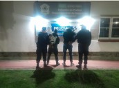 Detuvieron a dos hombres con una moto robada horas antes