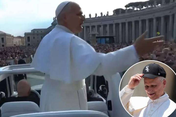 Pope Leo has epic response to Cubs fan trolling him in crowd