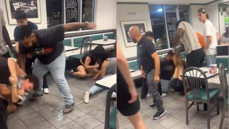 'Outrageous Video' Shows Violent Fight Inside Texas Fast Food Restaurant Over Wrong Order