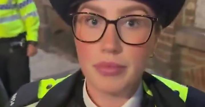 Police force 'reviewing' video after cop tells man filming people 'is a bit noncey'