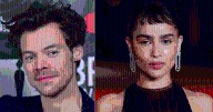 Zoë Kravitz & Harry Styles Wear Matching Black in NYC Outing