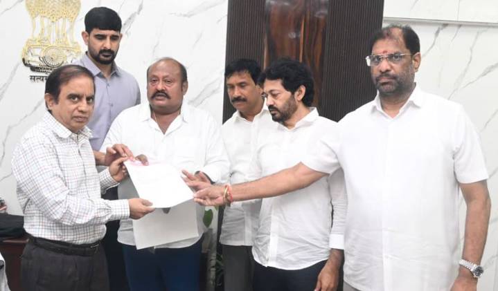 BRS lodges complaint with EC against Revanth Reddy alleging  MCC violation in Jubilee Hills bypoll