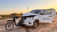 La Rioja: murió un motociclista tras ser embestido por una camioneta de VP de Catamarca