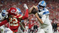 At practice, the Lions' pass to Jared Goff also violated the illegal motion rule