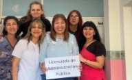 Claudia Hidalgo se recibió de licenciada en Administración Pública