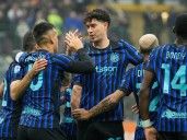 El Inter goleó y forzó un cuádruple empate en la Serie A