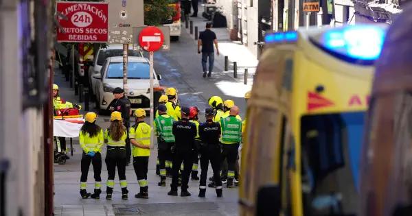 Derrumbe de edificio en Madrid causa dos muertes y desapariciones