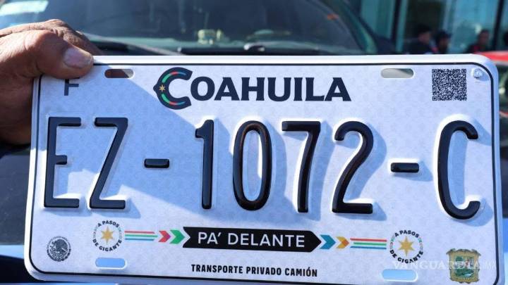 Avanza recaudación por placas a un 53% en Coahuila; supera 2 mil millones de pesos