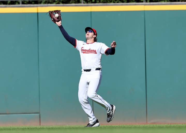 Chase DeLauter’s historic major-league debut may not have been perfect, but it was unforgettable