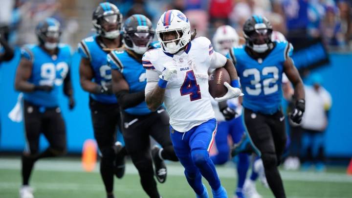 Los Bills derrotan a los Panthers 40-9; Josh Allen consiguió tres touchdowns
