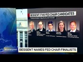 Bessent Names Five Finalists for Federal Reserve Chair