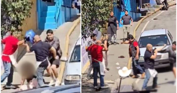 Captan agresión a mujer en Morelos; sujetos golpean también a quien intentó defenderla