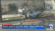 Driver killed, passenger kidnapped after dispute leads to suspect ramming victims' car near Montclair school