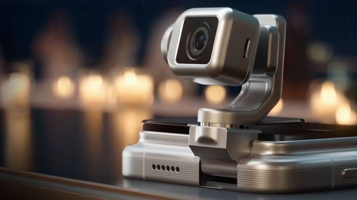 This upcoming 'Robot Phone' with a fold-out gimbal is an absurd look at what's next for smartphones