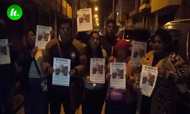 Familiares buscan desesperadamente a Juan Camones Minaya