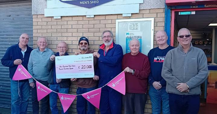20k funding boost 'saves the day' for Ayr & Prestwick Men's Shed group