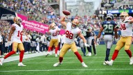 Meet Jake Tonges, 49ers' TE replacement for George Kittle injury who grew up an hour from San Francisco