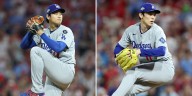 Shohei Ohtani gets win, Roki Sasaki gets save in NLDS Game 1