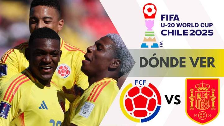 HOY dónde ver Selección Colombia vs España EN VIVO: Mundial Sub