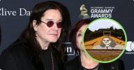 Ozzy Osbourne’s Family Visits Stunning Pumpkin Mural Dedicated To The Late Rock Legend