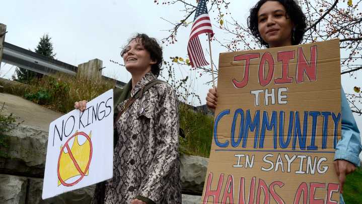 Northern Michigan rallies join nationwide No Kings protests