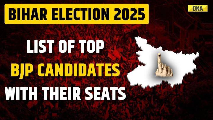 Bihar Election: Top BJP Candidates List With Their Constituencies & Seats Amid Bihar Election 2025