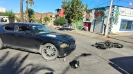 Choque en la avenida Independencia deja a motociclista lesionado