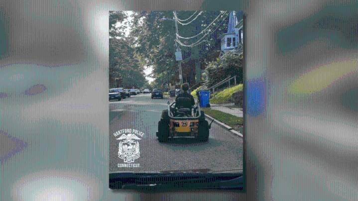 Police recover lawn mower stolen from Hartford public works