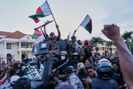 Madagascar president to make a speech after soldiers turned against the government in apparent coup