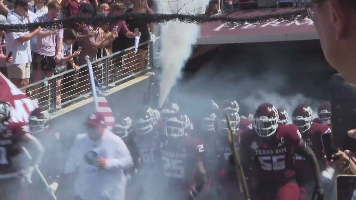 Texas A&M fined after SEC officials say Aggies player faked injury in Saturday's game against Arkansas