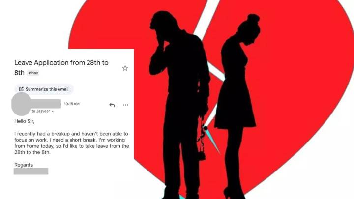 ‘Had A Breakup, Need Break’: Gurugram CEO Shares Employee’s Honest Leave Request, Internet Reacts with Support and Humor