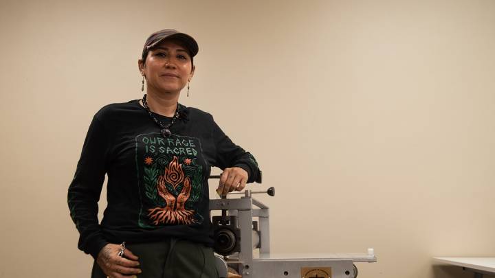 How DIY printmaking and rasquache art help Por la Mano Press founder heal and create