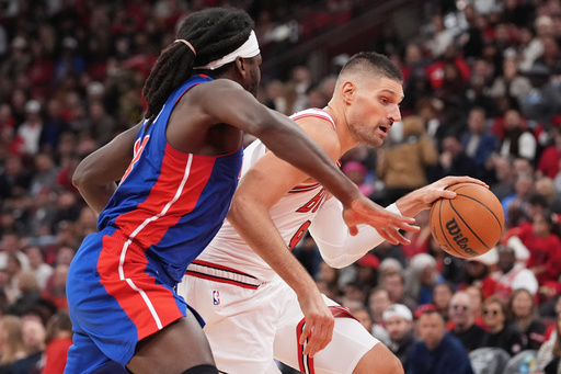 Vucevic, Buzelis y Giddey llevan a Bulls a triunfo de 115